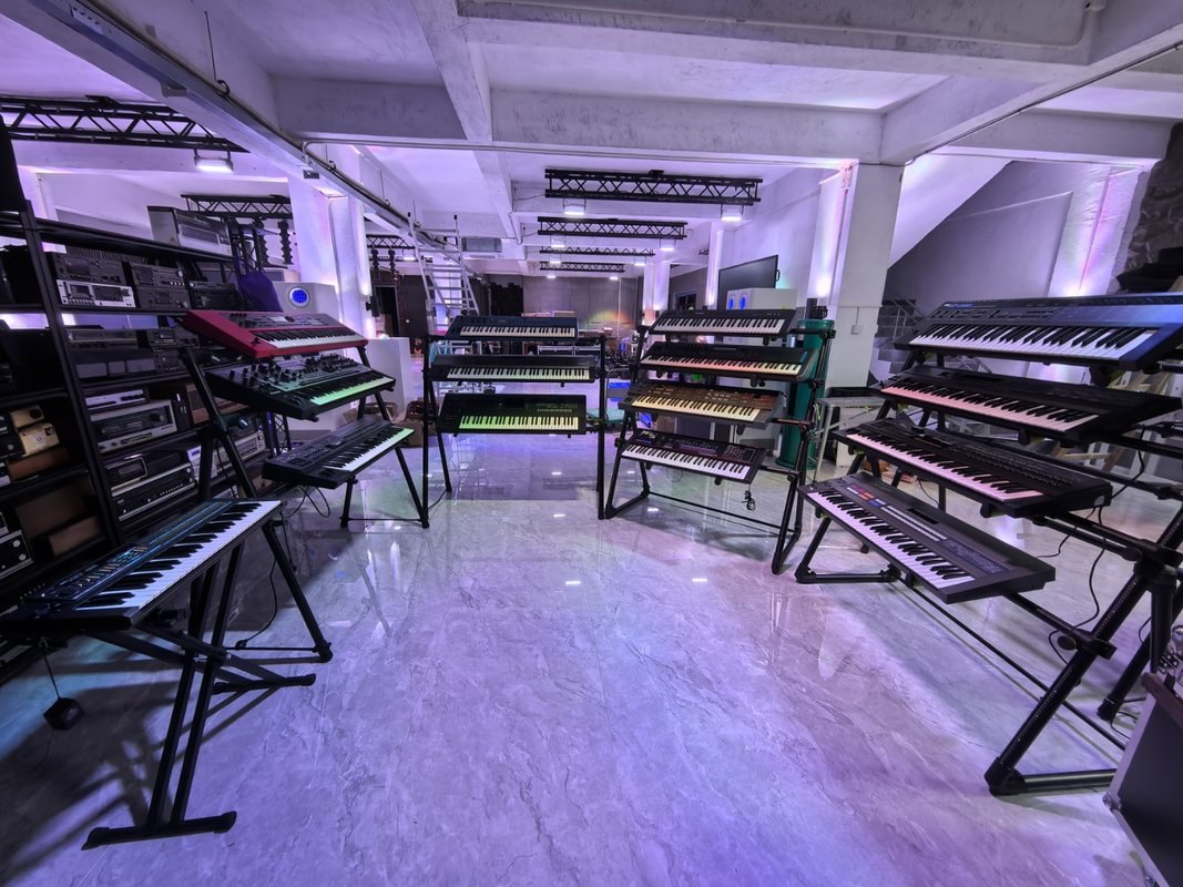 Real keyboards and synthesizers at ETS Studios Asia